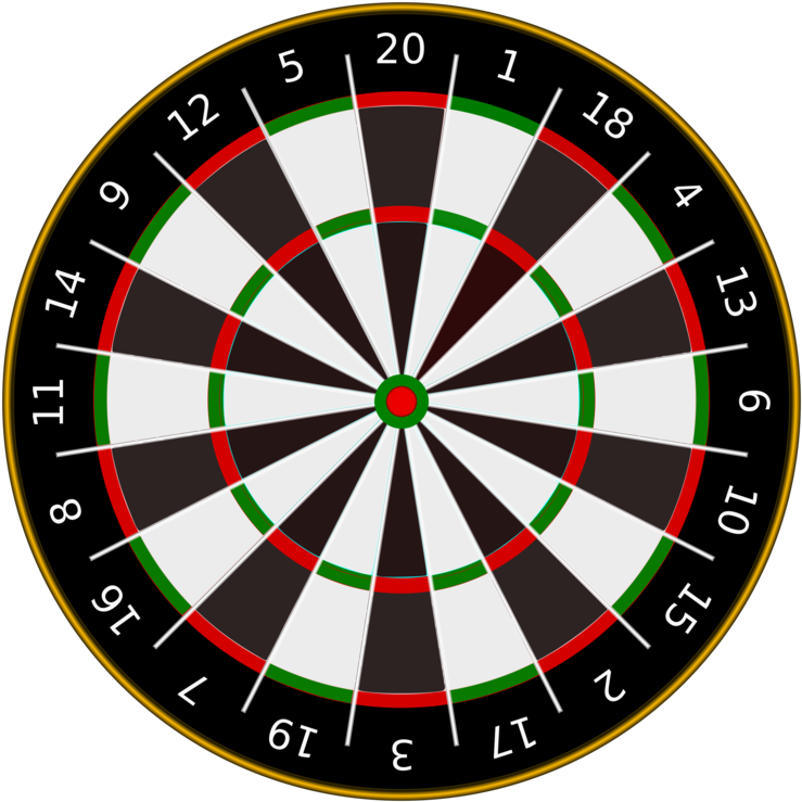 Darts Winmau Dartboard Surround Game Sports - Free Dart Board (750x750)