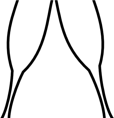 Champagne Clipart New Year's - Line Art (640x480)