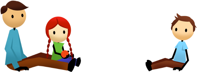 Thrilling Throwing And Commendable Catching - Rolling A Ball Clipart (699x445)