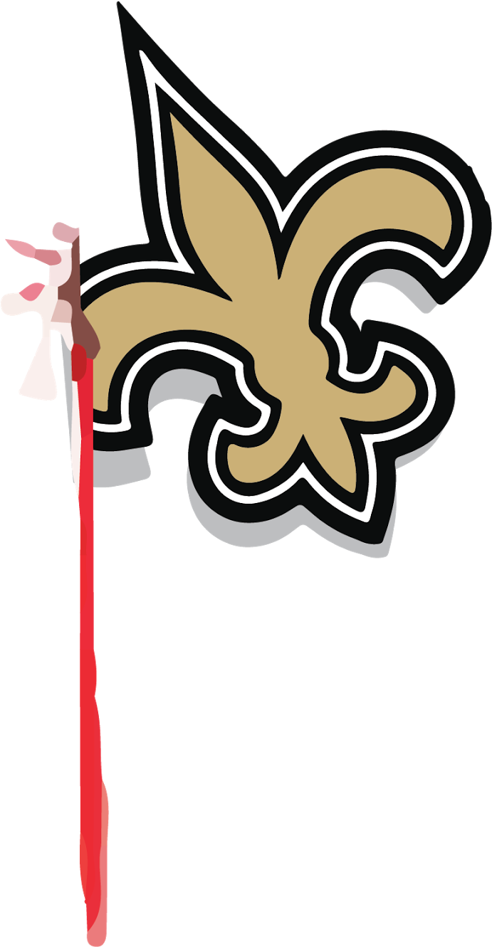 Week 6 Power Rankings Cat Parody Bill Serious Logos - New Orleans Saints (1600x1600)