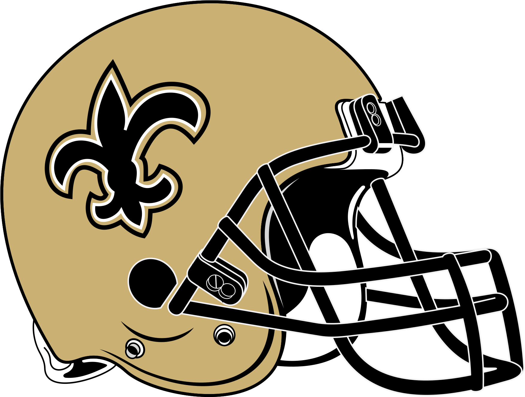 Get Free High Quality Hd Wallpapers Saints Football - New Orleans Saints Helmet Svg (2000x1550)