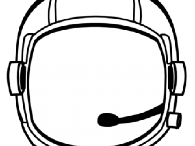 Drawn Helmet Astronaut Helmet - Astronaut Helmet Clipart (640x480)