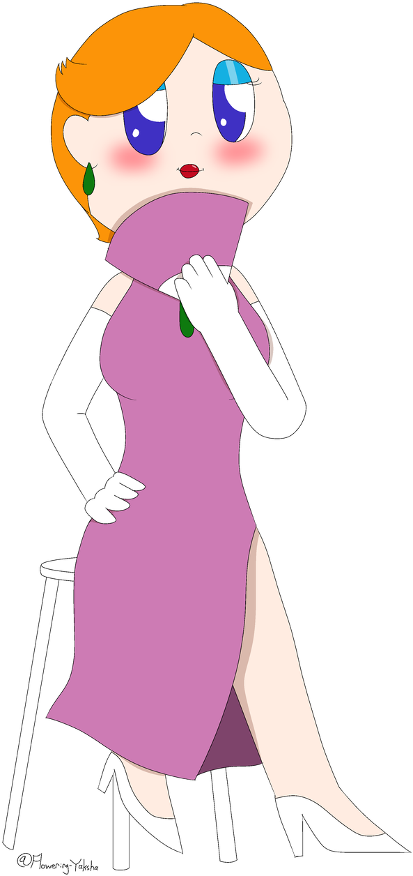 Diva Of The Lounge Bar By Madame-starlight - Cartoon (628x1272)