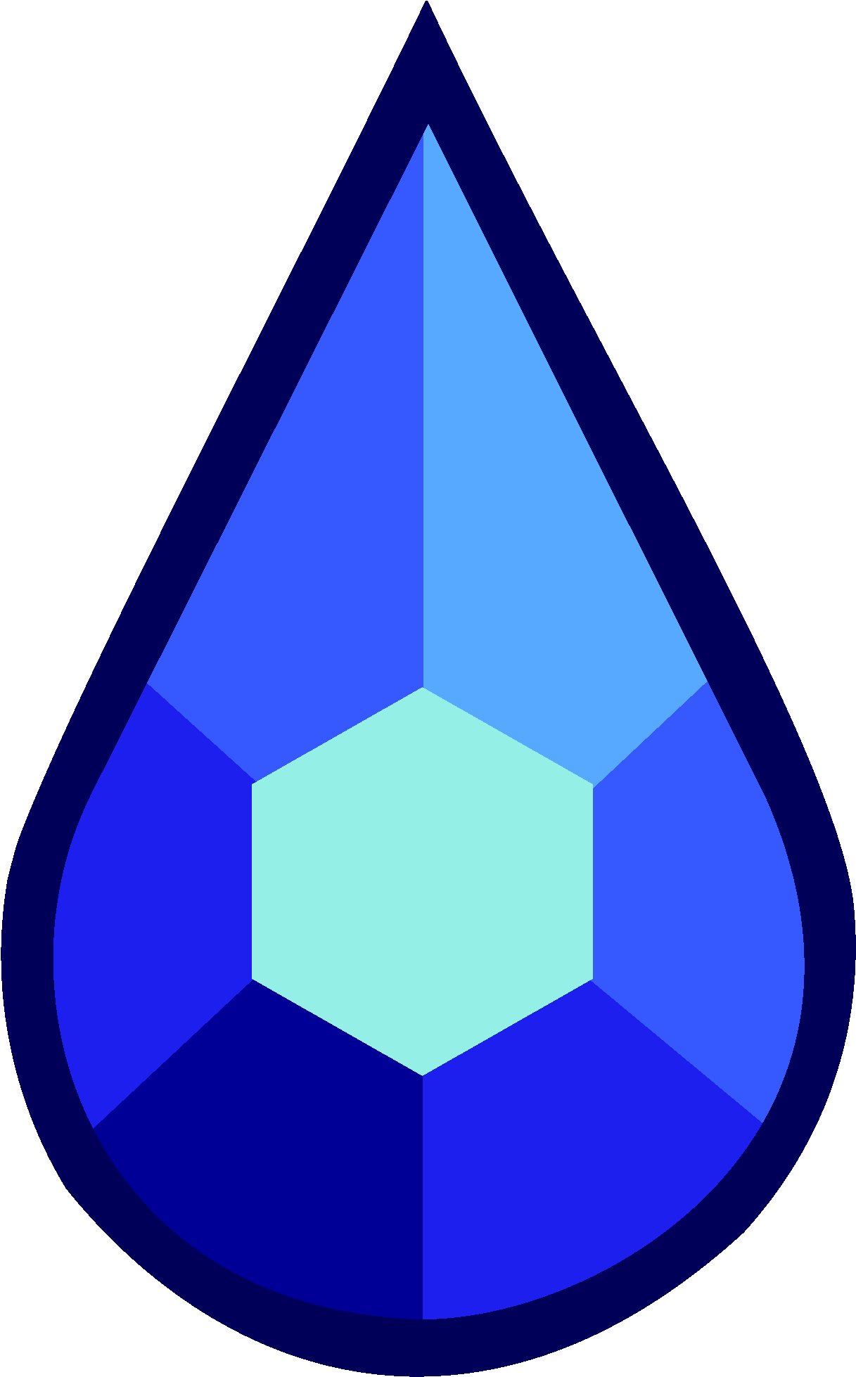 Gem Clipart Saphire - Steven Universe Gem Png (1252x2000)