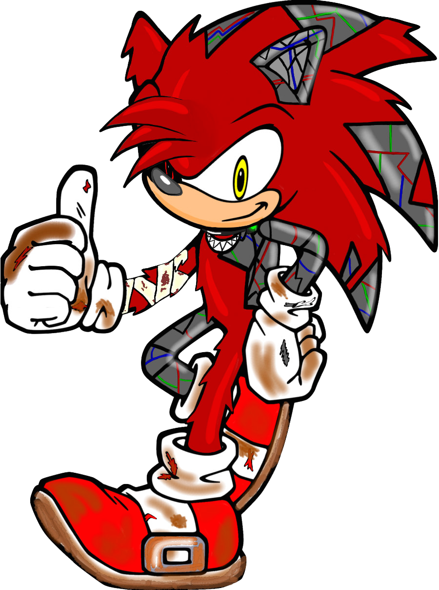 Sonic The Hedgehog Clipart Red - Sonic Red Png (900x1208)
