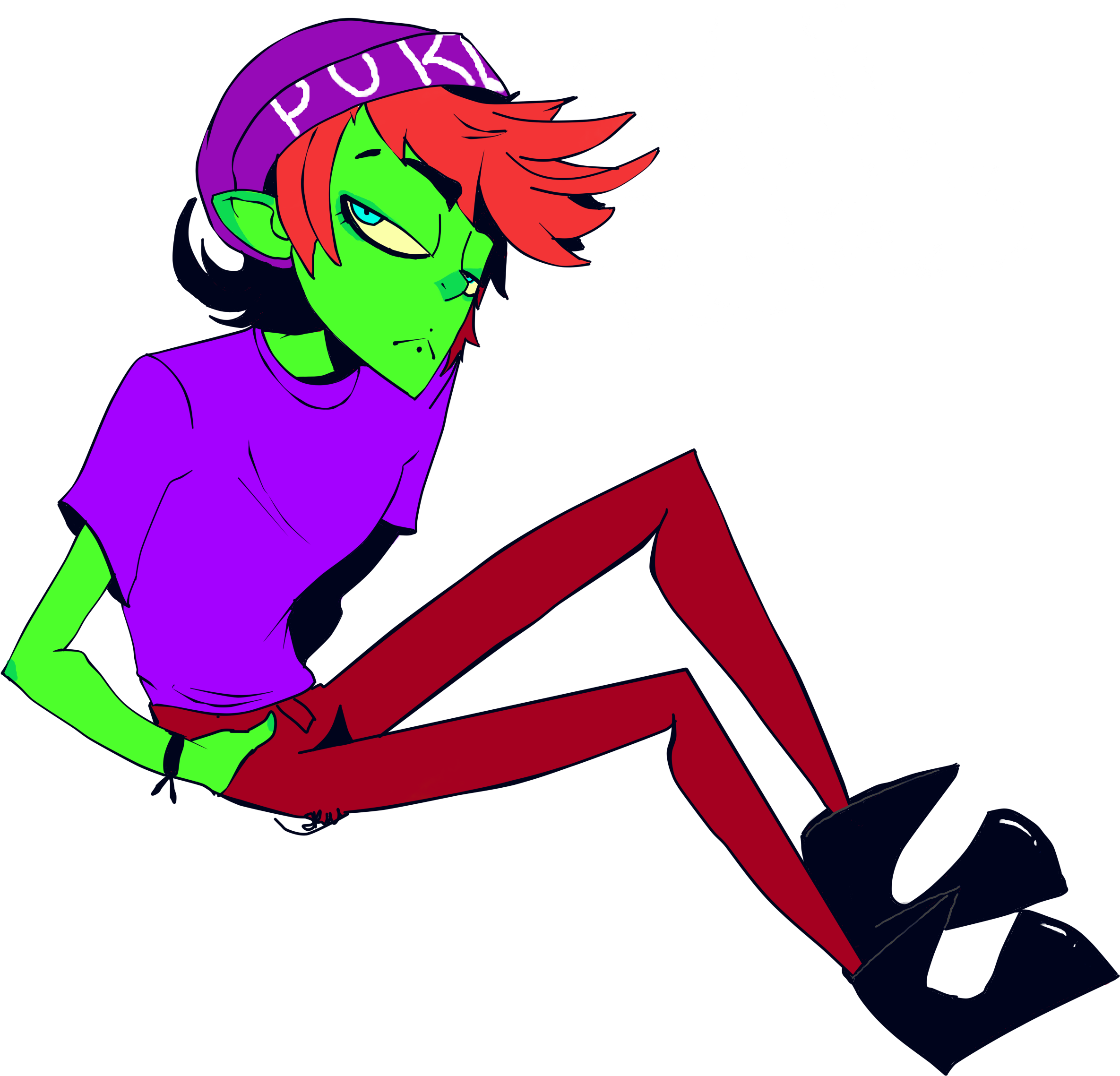 I Drew Myself - Illustration (2539x2397)