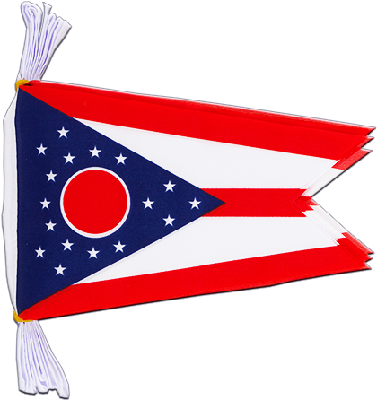 Mini Flag Bunting Ohio - Flag (750x500)