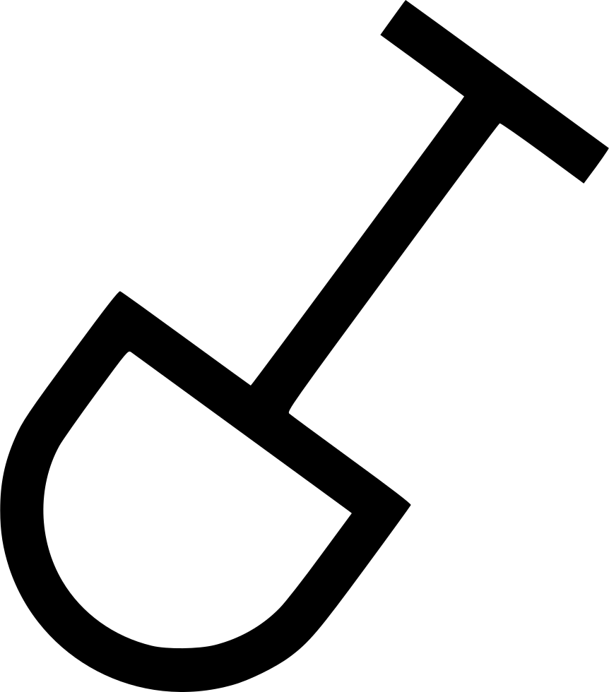 Beach Shovel Sand Outdoor Outside Comments - Scalable Vector Graphics (862x980)