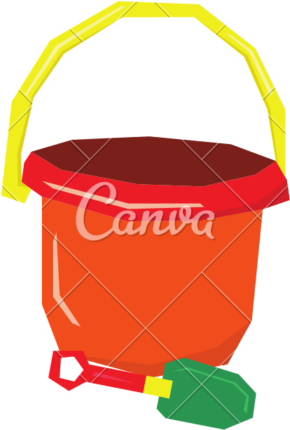 Isolated Sand Bucket And Shovel - Illustration (800x800)