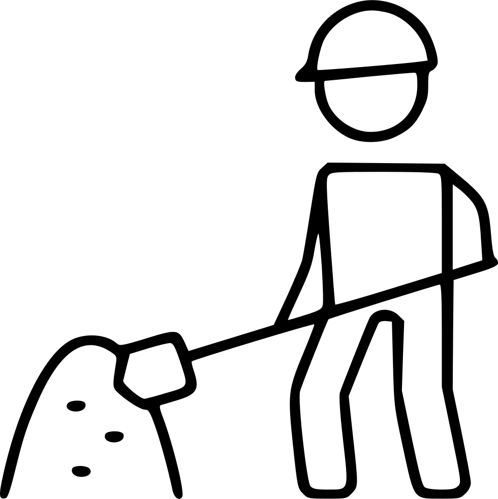 Worker Shovel Sand Hand Tool Digger Builder Comments - Shovel (980x982)