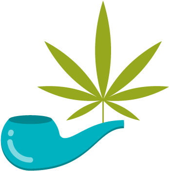 Excessive Spending, Marijuana Use - Weed Watercolor (417x401)