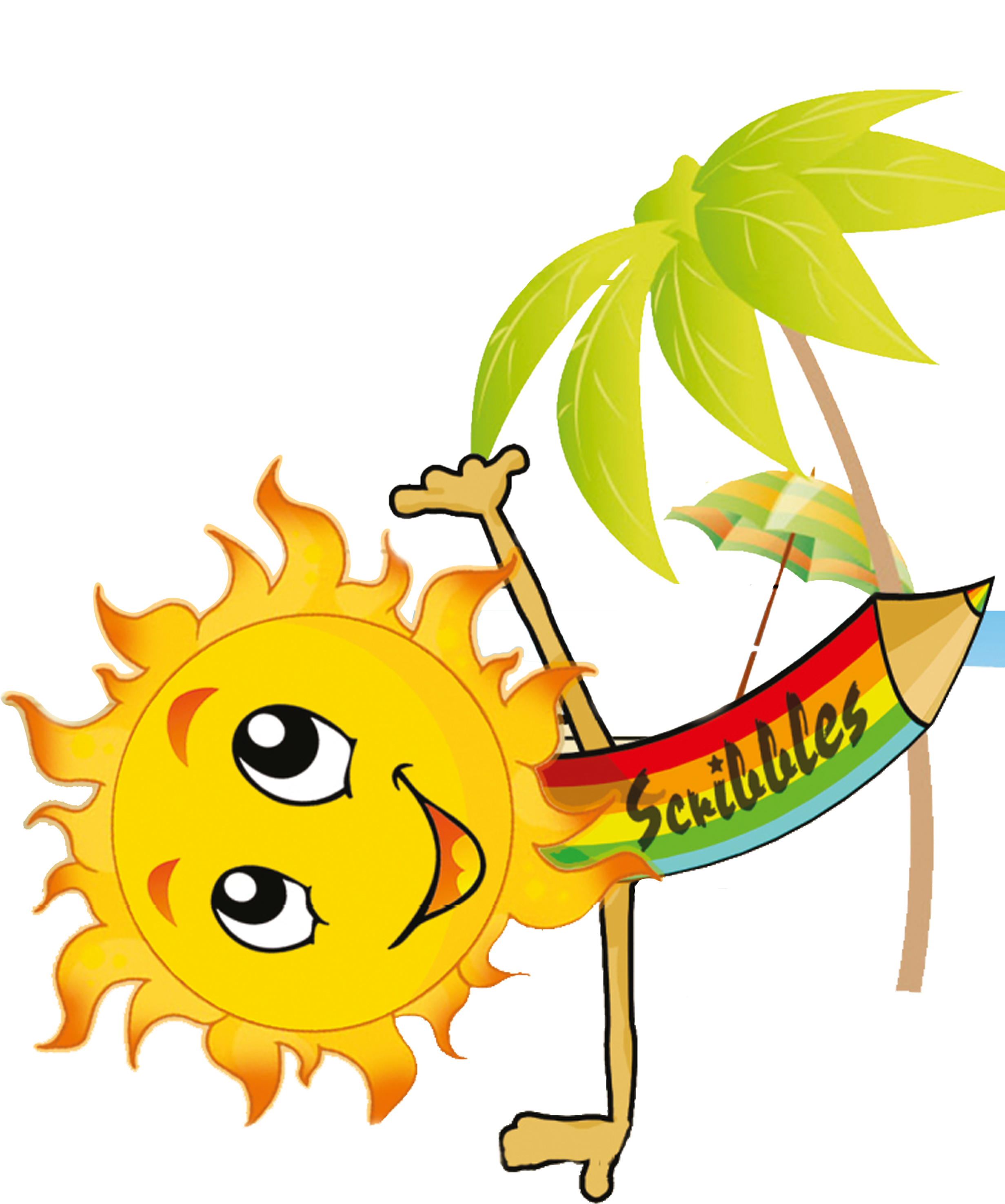 Banner Download Scribbles Pre School - Cartoon (3766x3744)