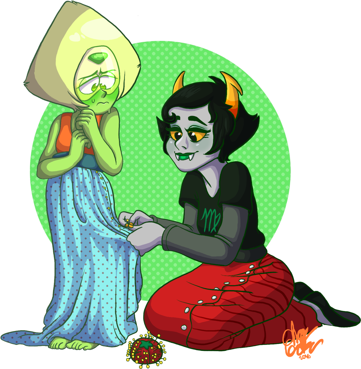 Don't Worry, Peridot She Won't Stick Ya I' - Cartoon (1280x1290)