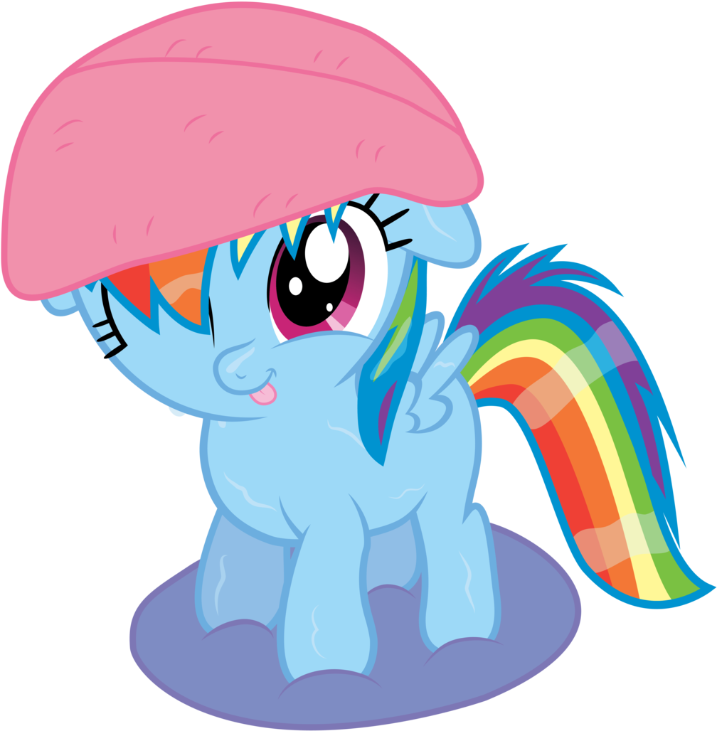 Rainbow Dash Pony Fluttershy Derpy Hooves Pink Mammal - Cartoon (1024x1039)