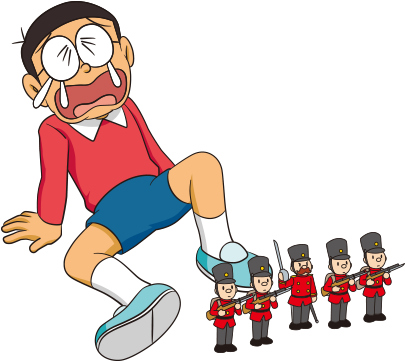 Doraemon Los Soldados Juguete - Doraemon (530x415)