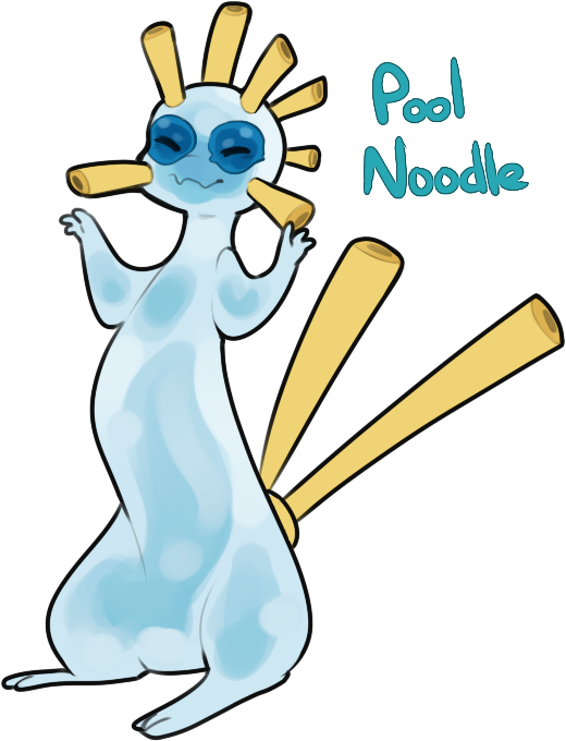 Pool Noodle [closed] By Nip-nips - Cartoon (520x680)