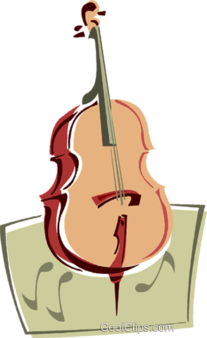 Bass Royalty Free Vector Clip Art Illustration - Viola (294x480)
