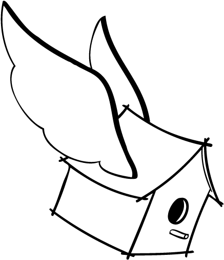 Dove House Handmade - Line Art (437x506)