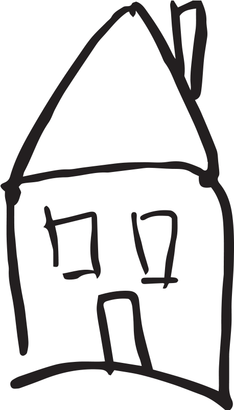 He Also Sketched The House In - Sketch (800x800)