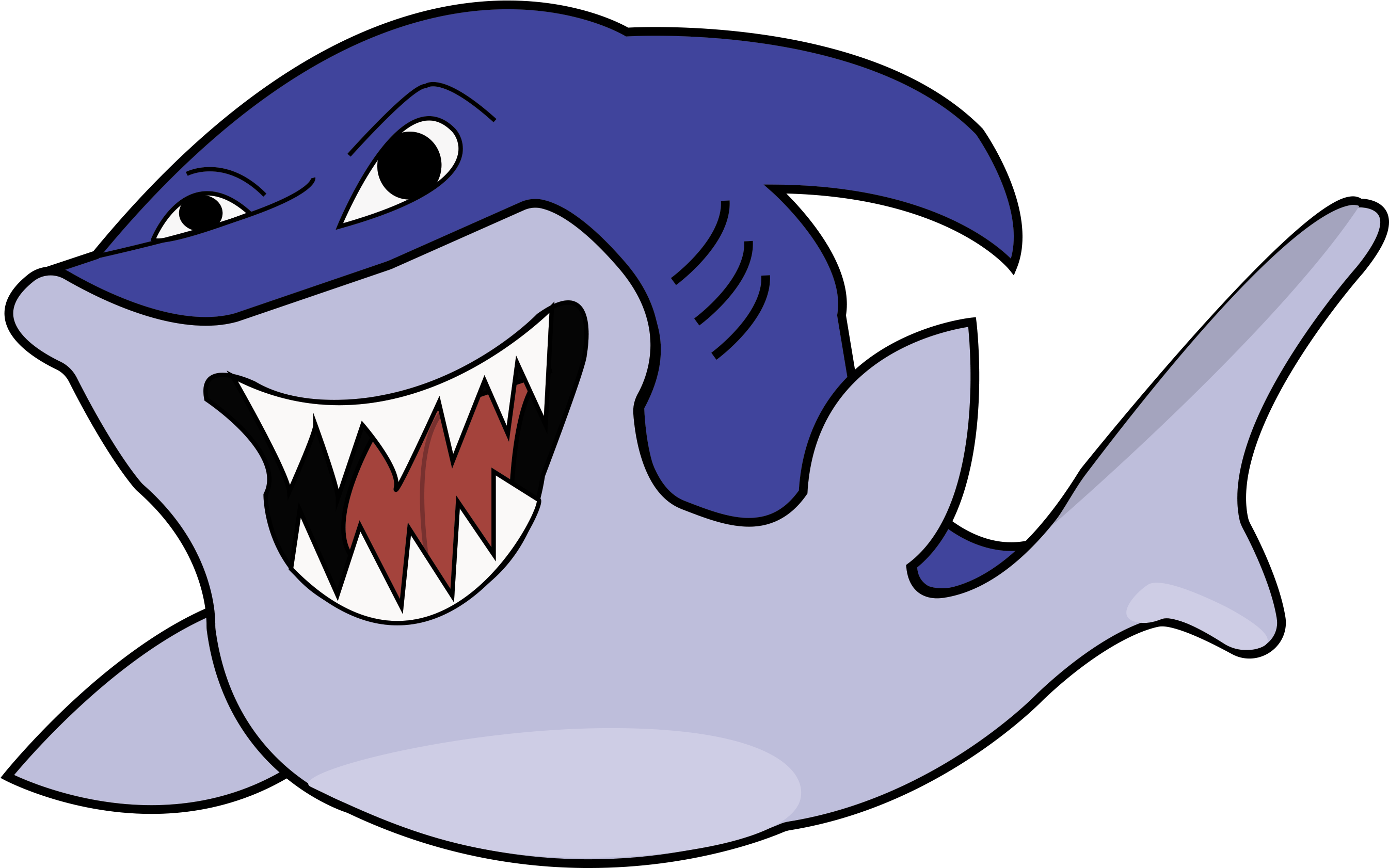 Shark Mouth Clip Art - Shark Mouth Clip Art (2691x1682)
