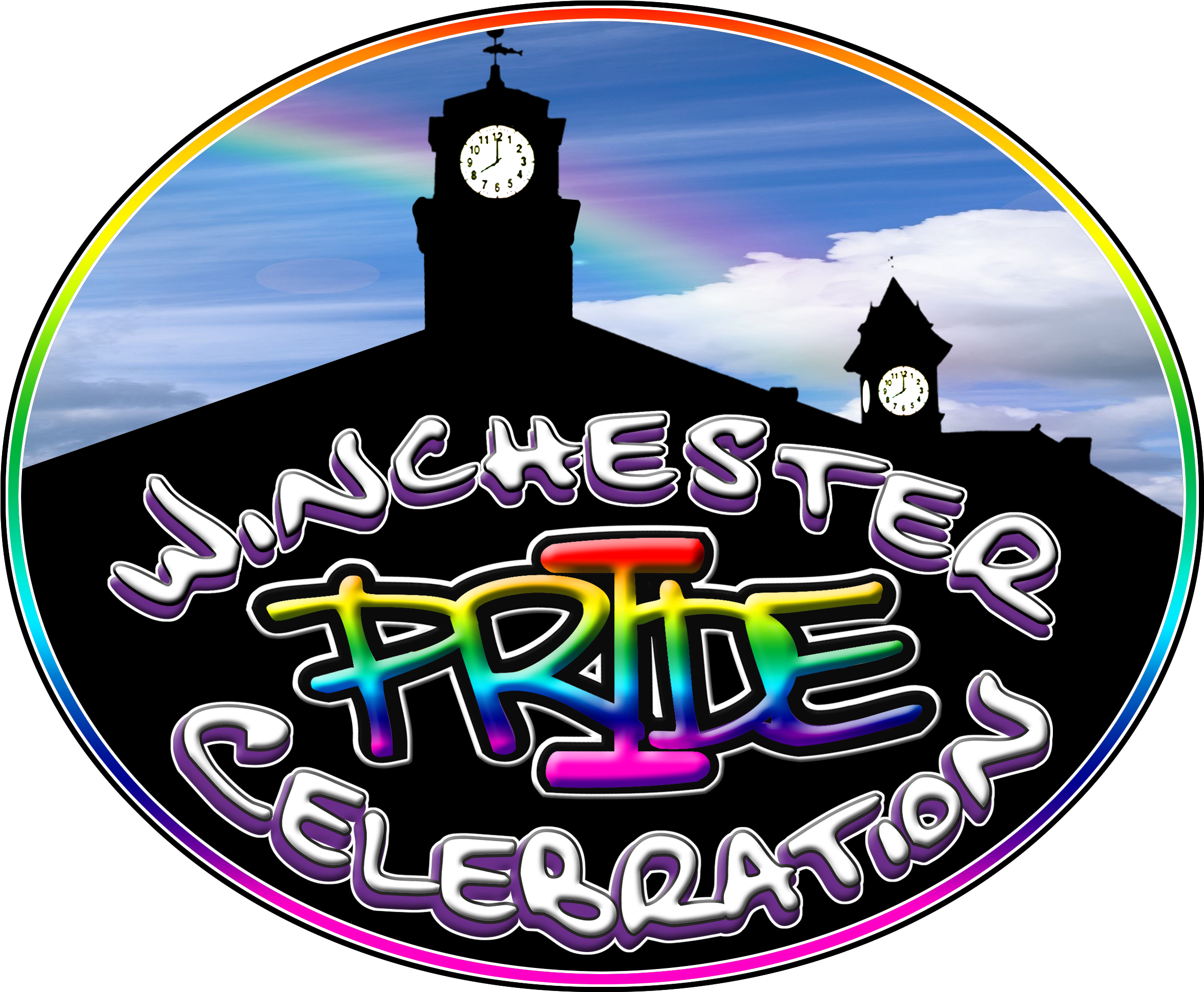 Winchester Pride Celebration - Circle (2516x2157)