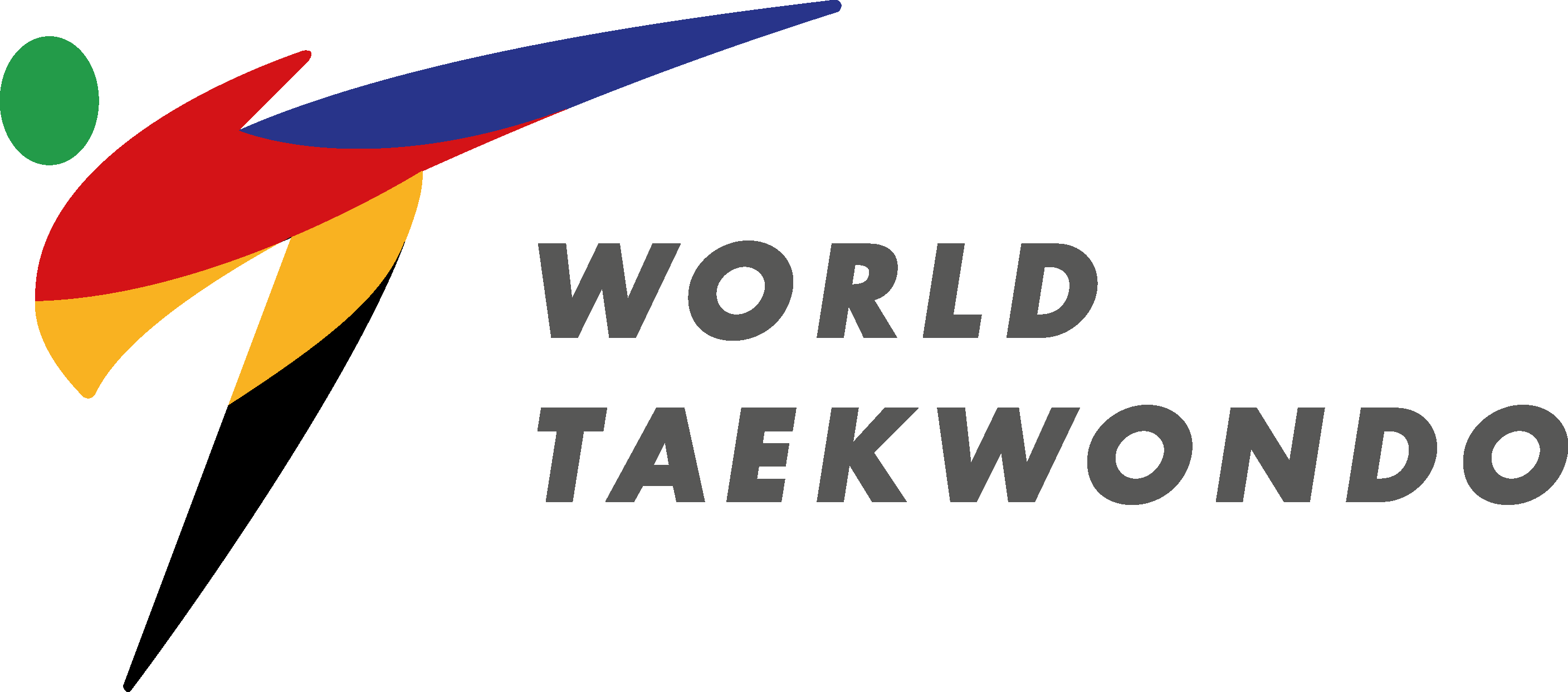 World Taekwondo Federation Logo [wtf - World Taekwondo Logo Png (2815x1243)