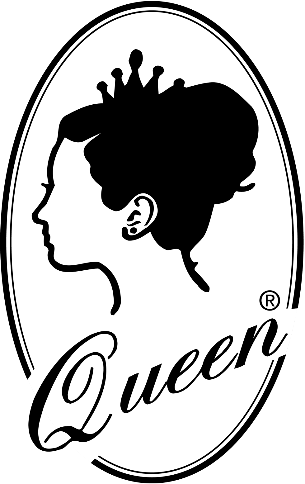 On Texas Hold 'em Poker Tables - Queen Logo Card (980x1554)