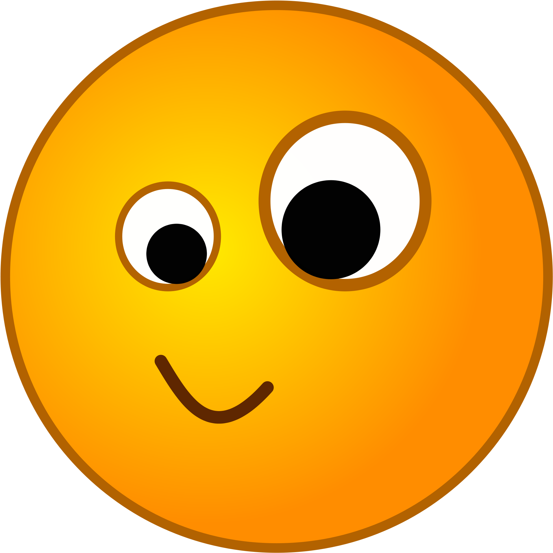 Open - Smiley Face Animation (2000x2000)