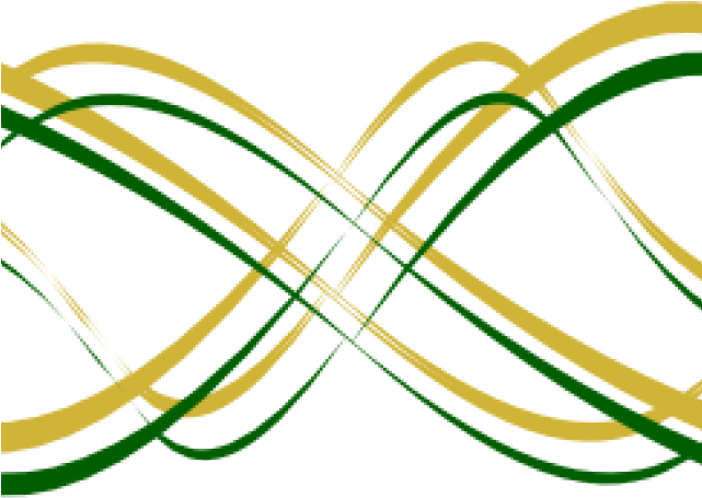 Swirl Clipart Green - Vector S Gold Png (640x480)