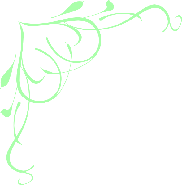 Green Swirl Heart - Green Swirl Heart (588x596)