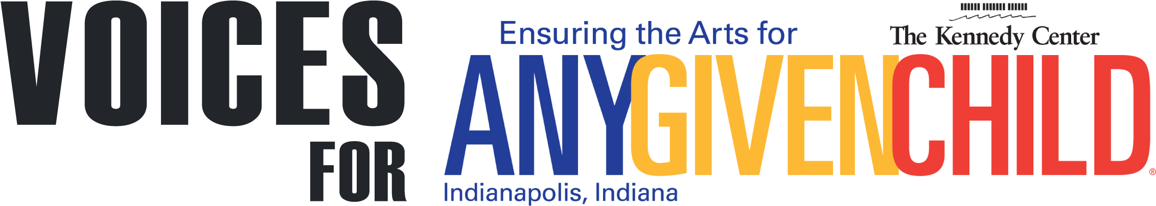 Voices For Any Given Child Indy Is An Initiative That - Kennedy Center (2328x458)