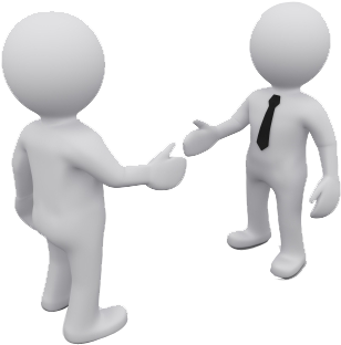 Афилиейт Маркетинг - 3d Figures Shaking Hands (347x346)