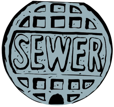 Teenage Mutant Ninja Turtles Sewer Manhole Decal - Circle (389x363)
