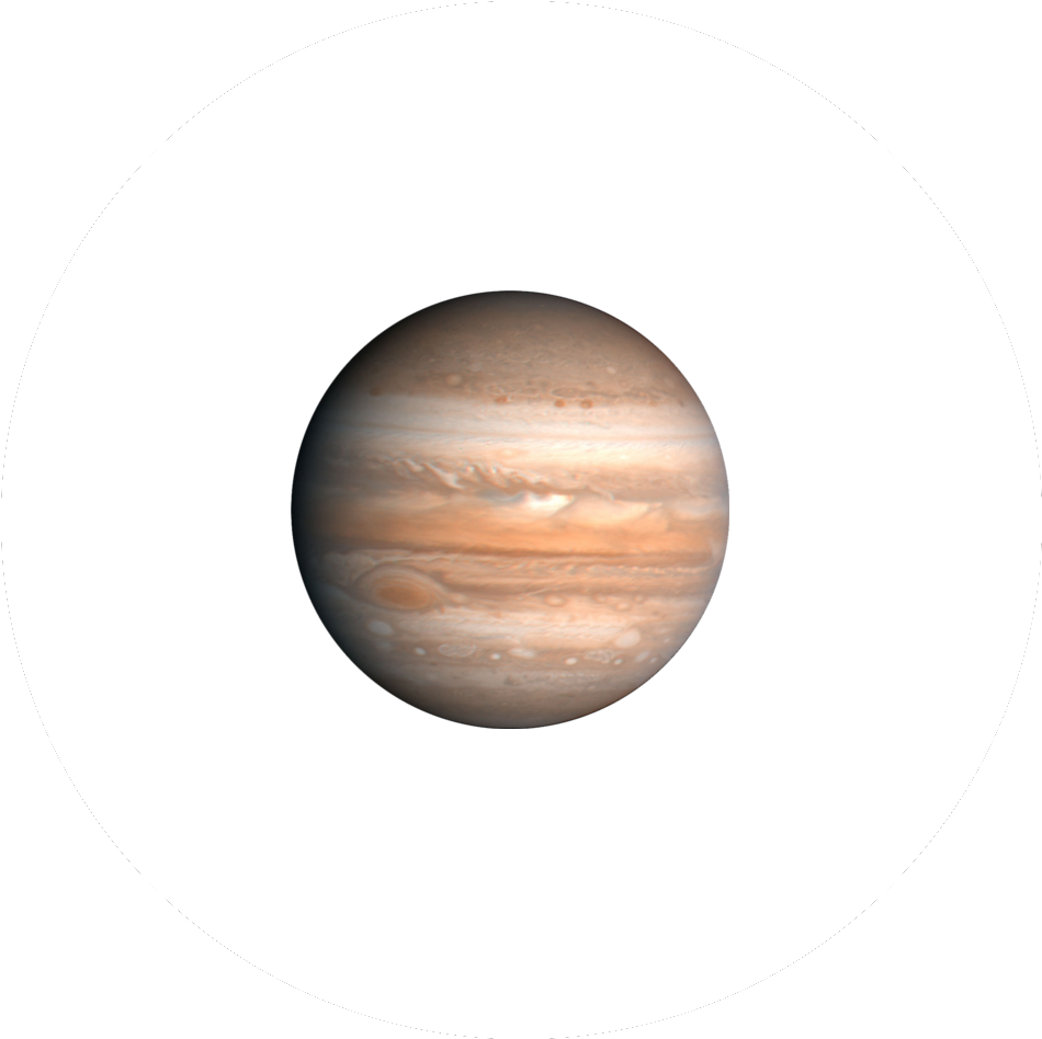 Jupiter Planet Png - Jupiter Planet (1000x1000)