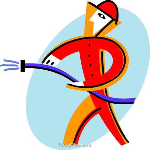 Bombero Libres De Derechos Ilustraciones De Vectores - Bombero Libres De Derechos Ilustraciones De Vectores (480x480)