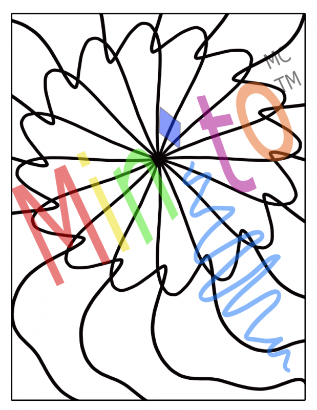Livre À Colorier-symétrie Rotative - Circle (800x800)