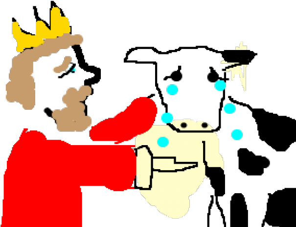 Cow Clipart King - Cartoon (640x480)