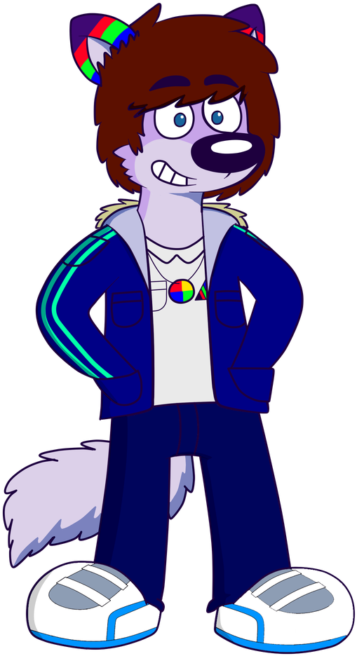 Wodi's New Clothes And Trainers By Levelinfinitum - Cartoon (800x1000)