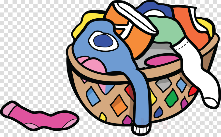Pick Up Clothes Clipart Clothing Clip Art - Dirty Clothes Hamper Clipart (900x560)