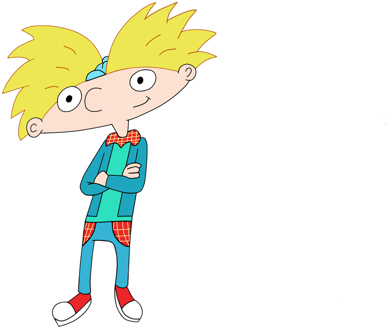 Arnold In New Clothes By Hedgehog-russell - Cartoon (1032x774)
