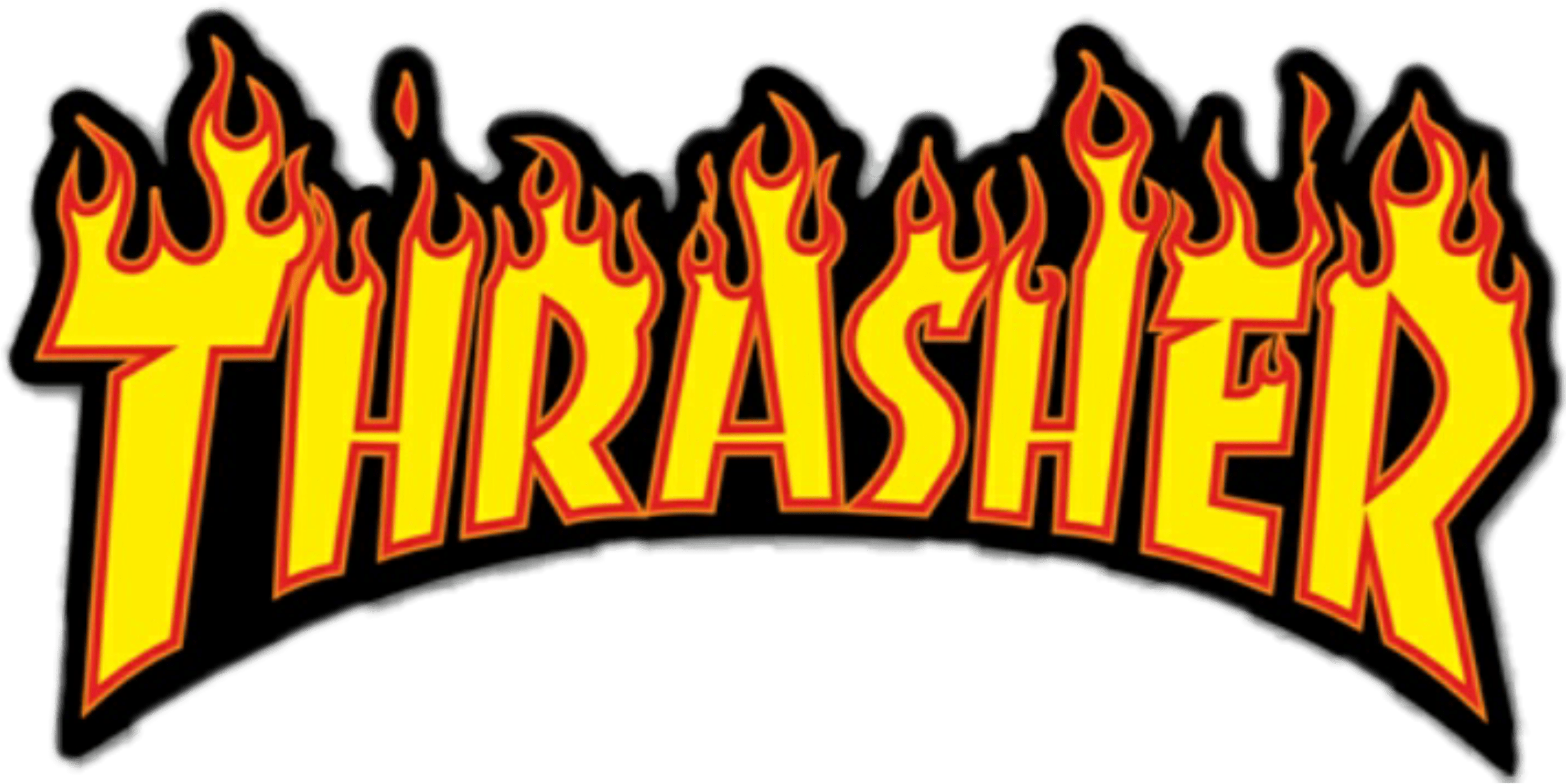 Thrasher - Sticker Rileyy - Thrasher Flame Logo (2896x2896)