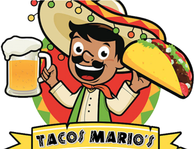 Tacos Clipart Mexican Restaurant - Taco & Beer Cartoon (640x480)