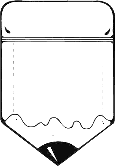 Fat Clipground Ⓒ - Pencil (600x776)