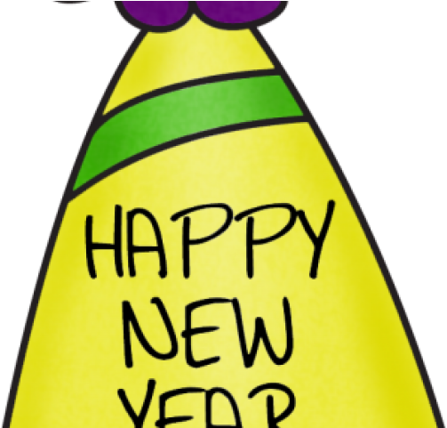Happy New Year Clipart Party Hat - Happy New Year Clipart Party Hat (640x480)