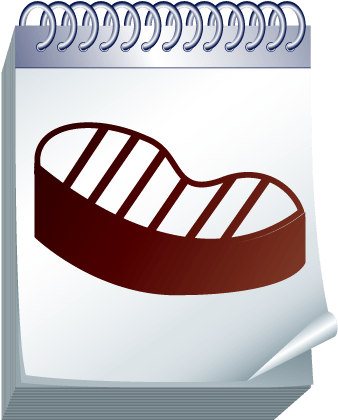 Notepad Vector (349x448)