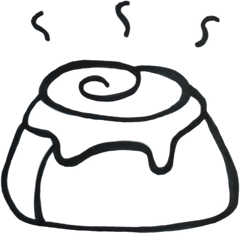 The Bunless Oven - Line Art (874x820)