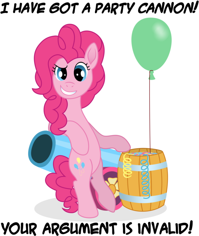 Malte279, Balloon, Confetti, Grin, Party Cannon, Pinkie - Cartoon (820x974)