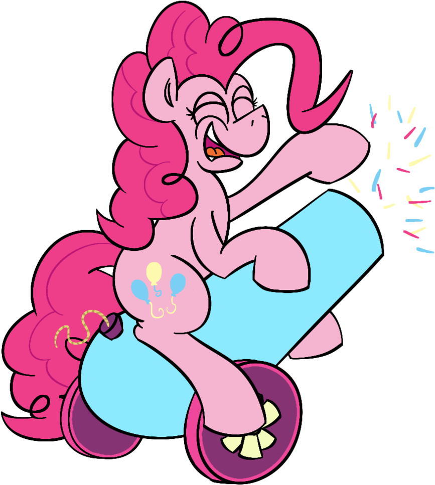 Cowsrtasty, Confetti, Party Cannon, Pinkie Pie, Safe, - Cartoon (1017x1024)