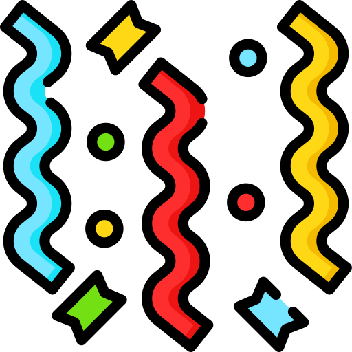 Confetti Free Icon - Confetti Free Icon (512x512)
