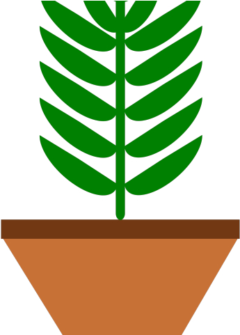 Fern Clipart Planter - Planta Con Maceta Animada (640x480)